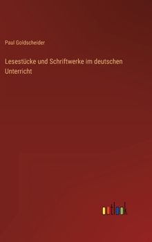 Hardcover Lesestücke und Schriftwerke im deutschen Unterricht [German] Book