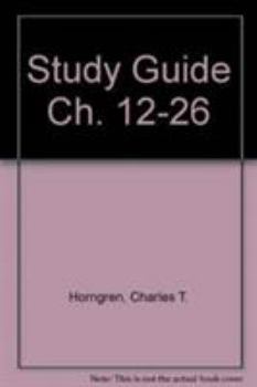 Paperback Accounting Study Guide for Chapters 12-26 Book