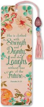 Paperback Beaded Bkmk Strength and Dignity Book