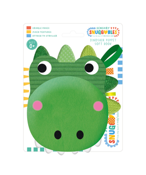 Paperback Sensory Snuggables Dinosaur Hand-Puppet Soft Book