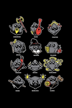 Notebook: Gamer Dice Dungeon Rpg Tabletop Funny Gifts 120 Pages, 6X9 Inches, Blank