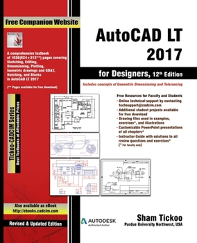 Paperback AutoCAD LT 2017 for Designers Book