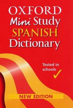 Hardcover Oxford Mini Study Spanish Dictionary Book