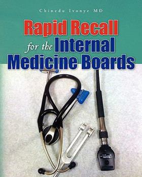 Paperback Rapid Recall for the Internal Medicine Boards Book