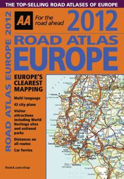 Paperback 2012 Road Atlas Europe (AA Road Atlas) Book