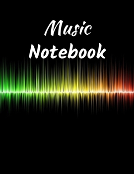 Paperback Music Notebook: Blank Sheet Music: Music Manuscript Paper / Staff Paper / Musicians Notebook (Composition Books - Music Manuscript Pap Book