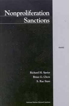 Paperback Nonproliferation Sanctions Book