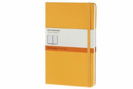 Diary Moleskine Classic Notebook, Large, Ruled, Orange Yellow, Hard Cover (5 X 8.25) Book