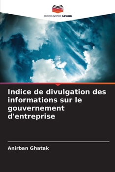 Paperback Indice de divulgation des informations sur le gouvernement d'entreprise [French] Book