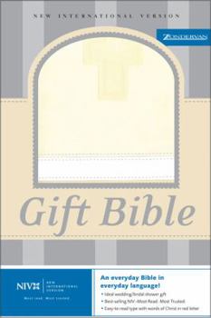 Hardcover Gift Bible, Bride's Edition: New International Version, Cream/cream, Italian Duo-tone Book