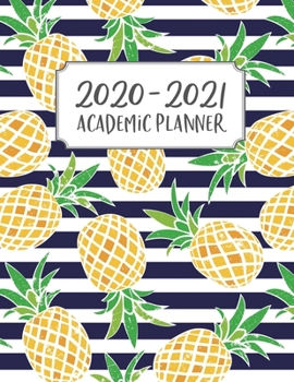 Paperback Academic Planner 2020-2021: Academic Year July 2020 - June 2021, 7 Subject Weekly Student Planner + Monthly Calendars & Goals Section, Homework Pl Book