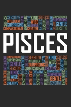 Pisces Words: 6x9 Ruled Notebook, Journal, Daily Diary, Organizer, Planner