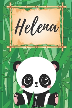 personalisiertes Notizbuch Panda / Malbuch / Kritzelbuch / Tagebuch / Journal / Notizheft / DIN A5 / Geschenke Helena: individuelles personalisiertes ... für Frauen und Männer. (German Edition)