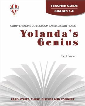 Paperback Yolanda's Genius - Teacher Guide by Novel Units Book