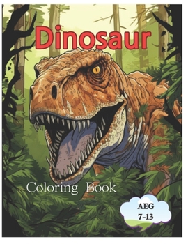 Paperback Dinosaur Coloring book for kids Book