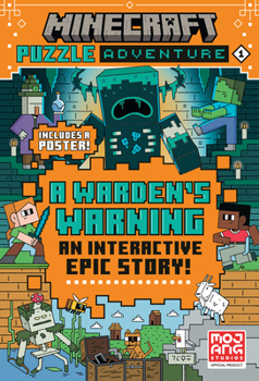 Paperback Minecraft Puzzle Adventure: A Warden's Warning Book