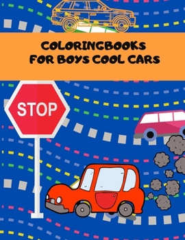Paperback Coloring Books For Boys Cool Cars Book