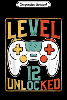 Composition Notebook: Level 30 Unlocked Video Gamer 30th Birthday Gifts  Journal/Notebook Blank Lined Ruled 6x9 100 Pages