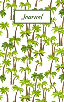 Journal: Palm trees; 100 sheets/200 pages; 5" x 8"