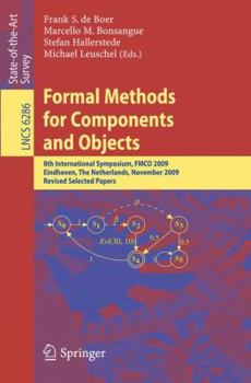 Paperback Formal Methods for Components and Objects Book
