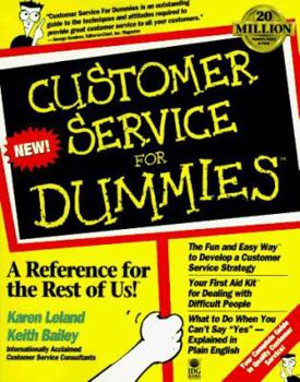 Paperback Customer Service for Dummies? Book