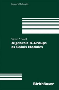 Paperback Algebraic K-Groups as Galois Modules Book
