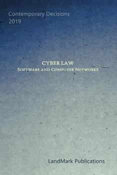 Paperback Cyberlaw: Software and Computer Networks Book