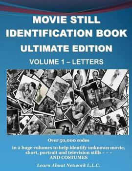 Paperback Movie Still Identification Book - Volume 1 - Letters Book