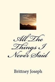 Paperback All The Things I Never Said Book