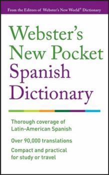 Paperback Webster's New Pocket Spanish Dictionary (Custom) Book