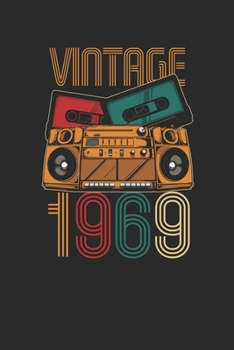 Vintage 1969: Dotted Bullet Notebook – Birthday Gift or Anniversary Gift Idea