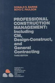 Hardcover Professional Construction Management Book