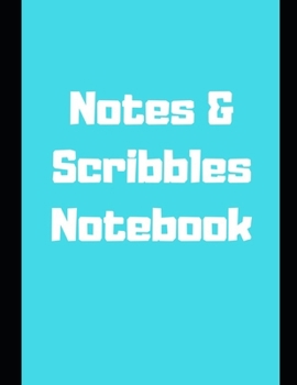 Paperback Notes & Scribbles Notebook Book