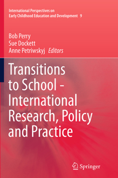 Paperback Transitions to School - International Research, Policy and Practice Book