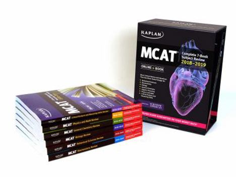 Paperback MCAT Complete 7-Book Subject Review 2018-2019: Online + Book