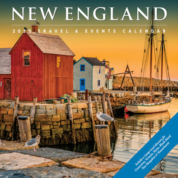Calendar New England 2025 12 X 12 Wall Calendar Book