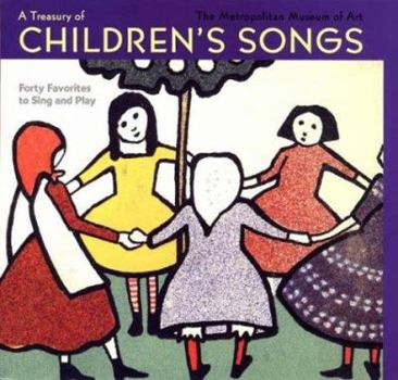 Hardcover A Treasury of Children's Songs: Forty Favorites to Sing and Play Book