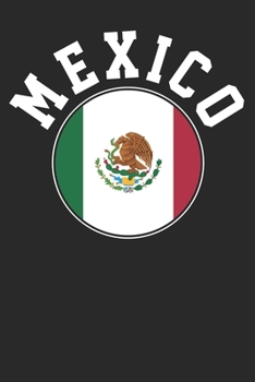 Paperback Notebook: Mexico Ruled 6x9 120 Pages Book