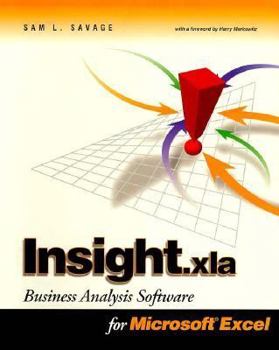 Paperback Insight.Xla: Business Analysis Software for Microsoft Excel Book