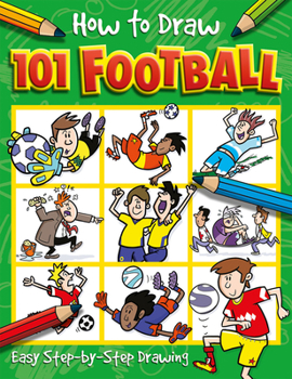 Paperback How to Draw 101 Football Book