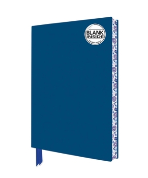 Misc. Mid Blue Blank Artisan Notebook (Flame Tree Journals) Book