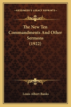 Paperback The New Ten Commandments And Other Sermons (1922) Book