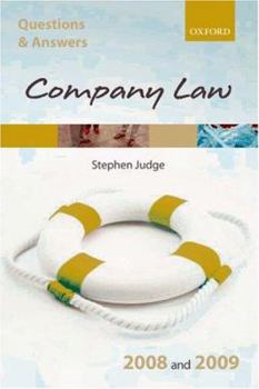 Paperback Q & A: Company Law 2008 and 2009 Book