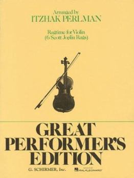 Paperback Ragtime for Violin Book