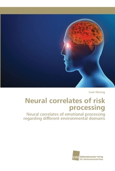 Paperback Neural correlates of risk processing Book