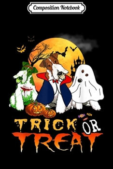 Composition Notebook: Halloween Fox Terrier Trick Or Treat Funny Fox Terrier Gift  Journal/Notebook Blank Lined Ruled 6x9 100 Pages