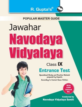 Paperback Jawahar Navodaya Vidyalaya Entrance Exam Guide for (9th) Class IX Book