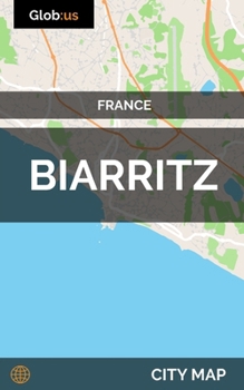 Paperback Biarritz, France - City Map Book