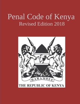 Paperback Penal Code of Kenya Book