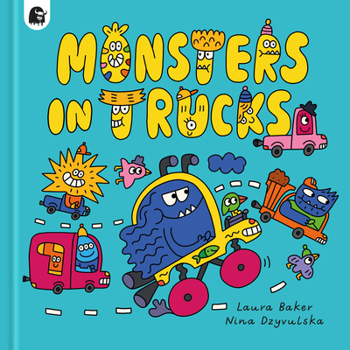 Hardcover Monsters in Trucks Book